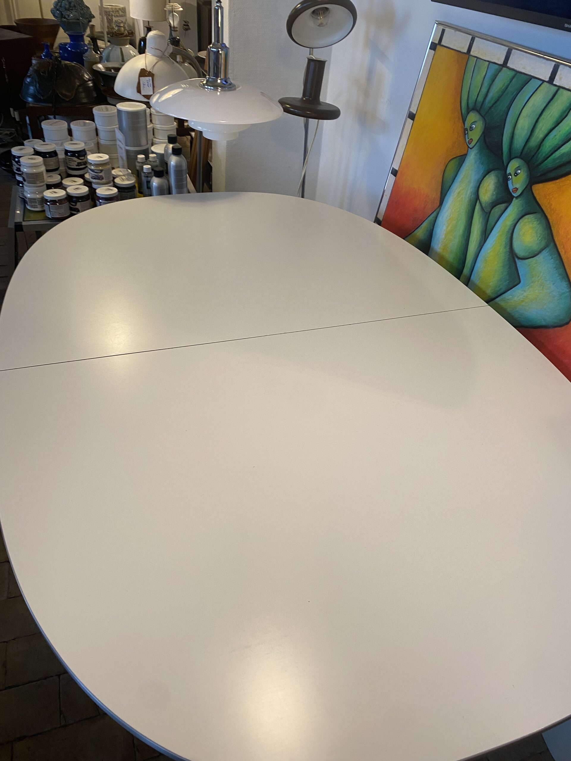 Piet Hein Spisebord 150x100 med tillægsplader. - Image 3