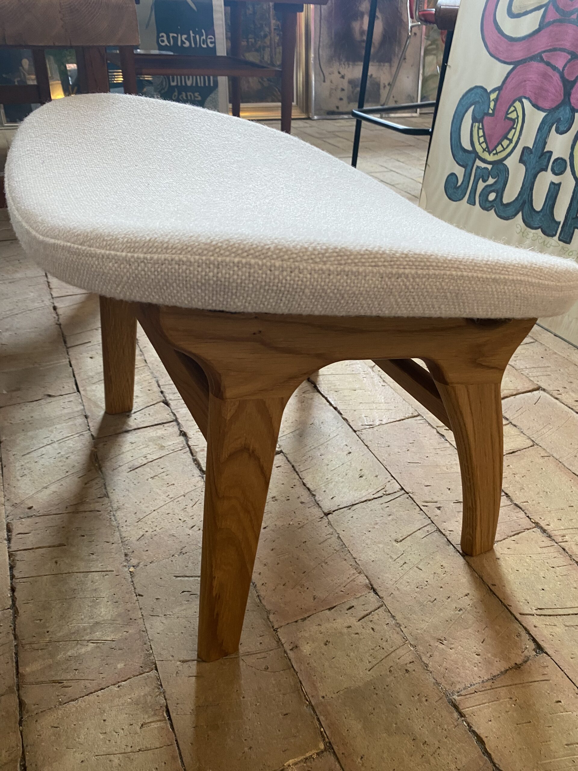 Matthes model 33. Lænestol / skammel - Image 8